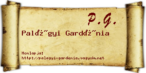 Palágyi Gardénia névjegykártya